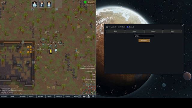 RimWorld Multiplayer mod: a peek at multifaction смотреть онлайн