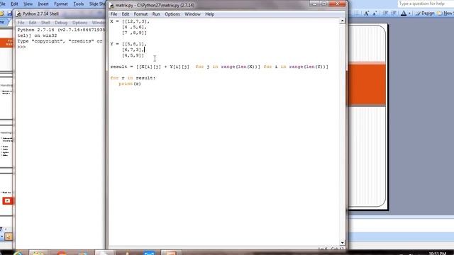 Python Programming Classes for Beginners in Windows - Matrix addition using Lists смотреть онлайн