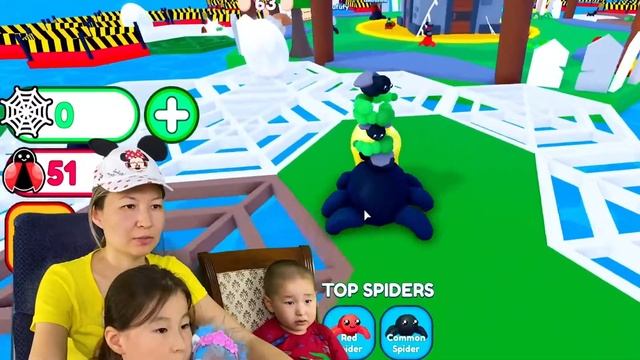 ПАУТИНАЯ ФЕРМА НА ОСТРОВЕ с МИСС ТОМИРИС ГЕЙМИС. СИМУЛЯТОР ПАУКА ROBlOX смотреть онлайн