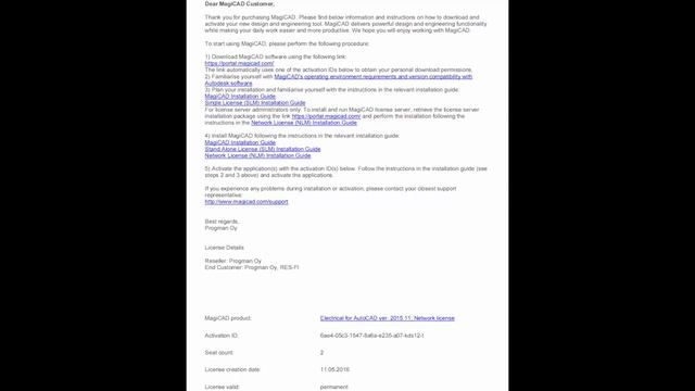 MagiCAD Network Licence Management Utility смотреть онлайн