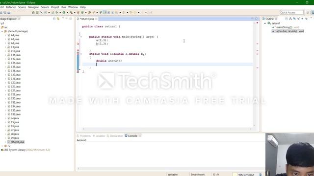 ภาษา Java การส่งค่าVoidและReturn смотреть онлайн