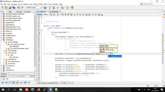 Java Memasukan data JSON ke dalam Class Model POJOS menggunakan fungsi Mapper Object !!! #part смотреть онлайн