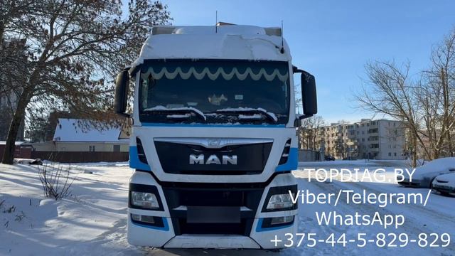 Отключение мочевины Adblue, DPF и EGR MAN TGX18.440 2015 г.в. смотреть онлайн