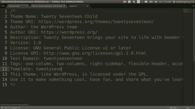 How to create a Wordpress child theme смотреть онлайн