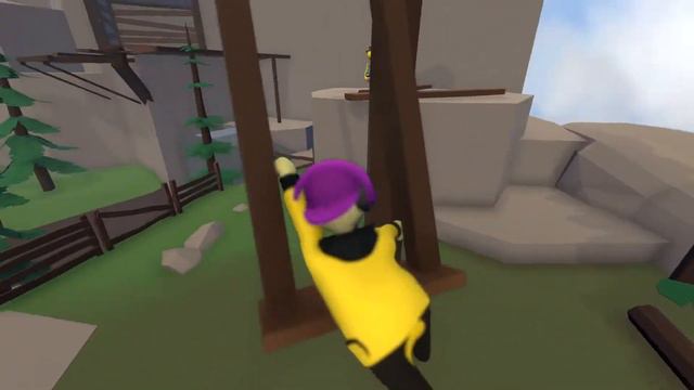 Отправились с Вовой на лесозаготовку – Human Fall Flat #5 кооператив смотреть онлайн