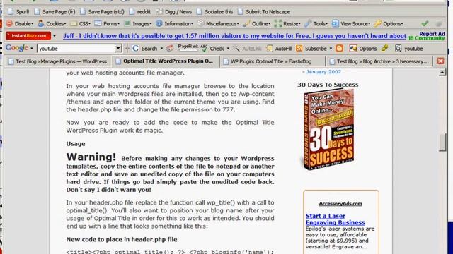 WordPress Plugin Optimal Title Instructions смотреть онлайн