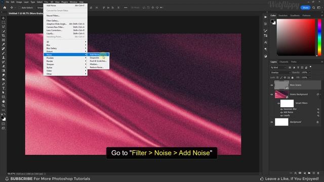 How to Create Grainy Texture Background in Photoshop | Photoshop Tutorial смотреть онлайн