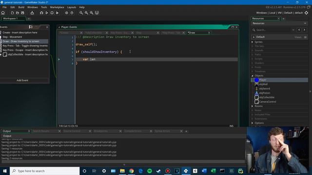 Drawing Your Inventory to Screen (GameMaker Studio 2 Tutorial) смотреть онлайн