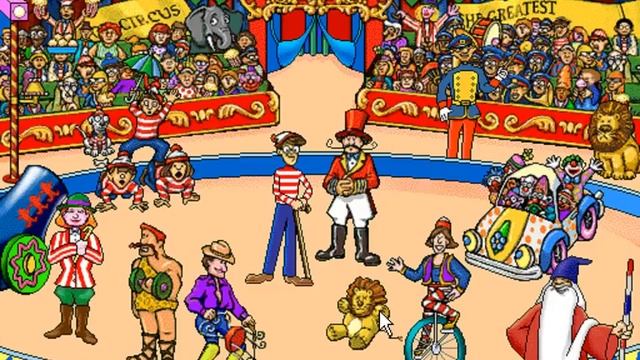 Where's Waldo at the Circus (Windows game 1995) смотреть онлайн