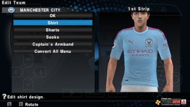 PES 2013 PPSSPP MOD Update Squad Man City 2020 смотреть онлайн