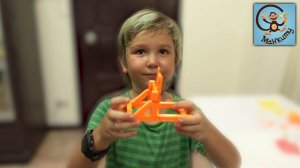 Дети и игрушки. Машинки катапульты для Милана и Артёма. МанкиТайм