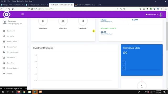 Investment Website Platform using PHP and MySQL with Source Code смотреть онлайн