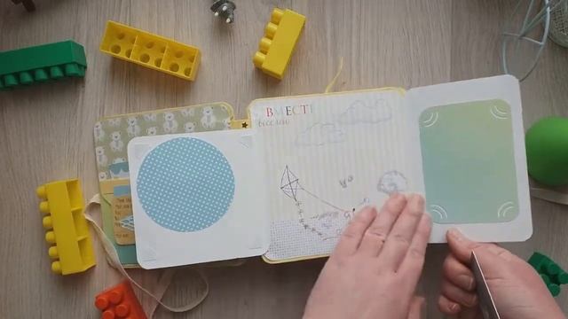 Детский альбом/Обзор/скрапбукинг/для малыша смотреть онлайн