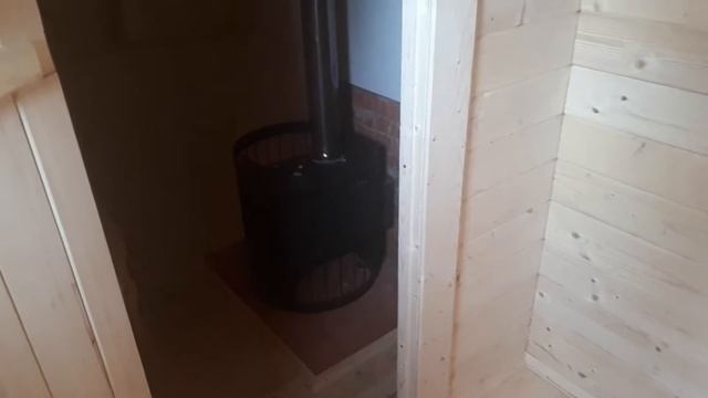 Баня из бруса 6х6 с террасой и мансардой под ключ . смотреть онлайн