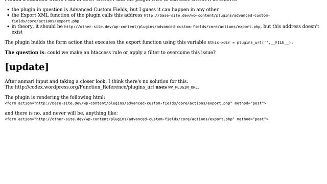 Wordpress: Many Single Sites, One Plugin directory - adjust plugins_url() смотреть онлайн