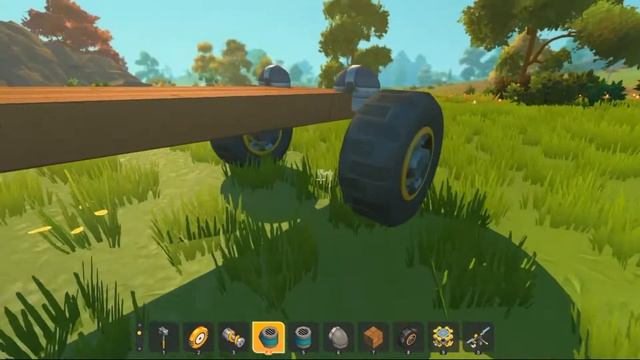 Как построить машину для добычи камня в Scrap Mechanic  Скрап Механик