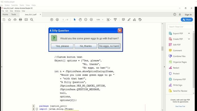 Java Swing 1 | Java dialogs + Action listeners + Layouts смотреть онлайн