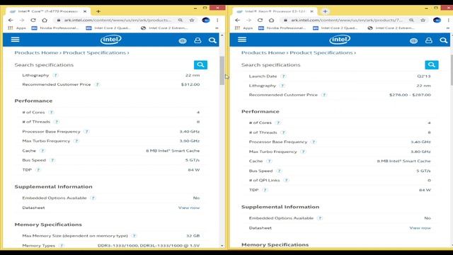 Xeon e3 1245 v3 Vs i7 4770 Processor Comparison l Who Is The Best In Gaming? смотреть онлайн