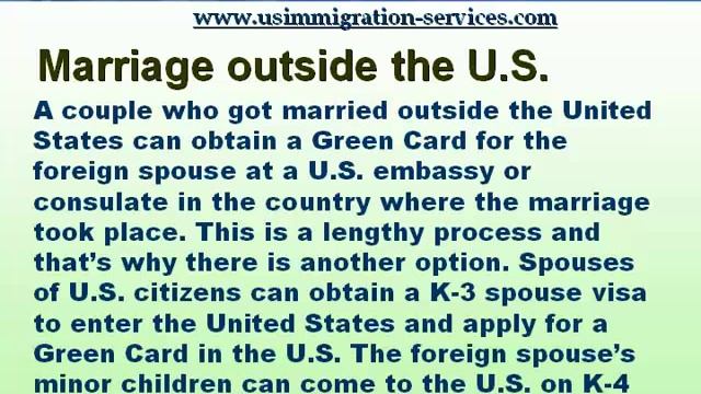 Green Card by Marriage смотреть онлайн