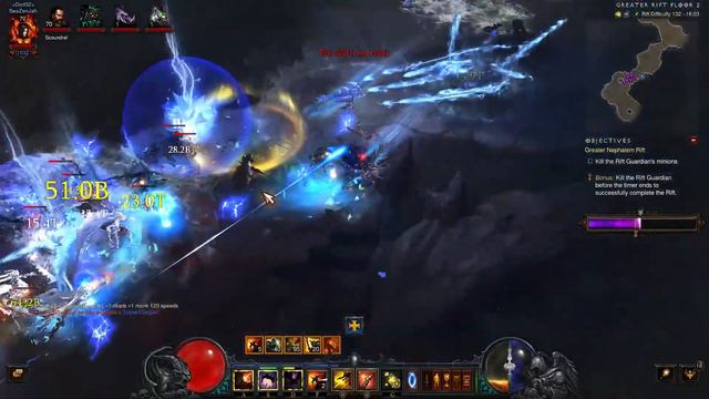 Diablo 3 S25 - Marauder Dh Grift 132 solo смотреть онлайн