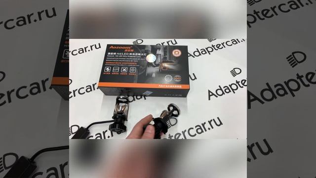 Би-светодиодные линзы Aozoom H4/LED Hi/Lo Projector Lens 2 светодиодных чипа смотреть онлайн