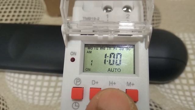 Sinotimer 7 Days Timer Switch TM919. Обзор программируемого таймера смотреть онлайн