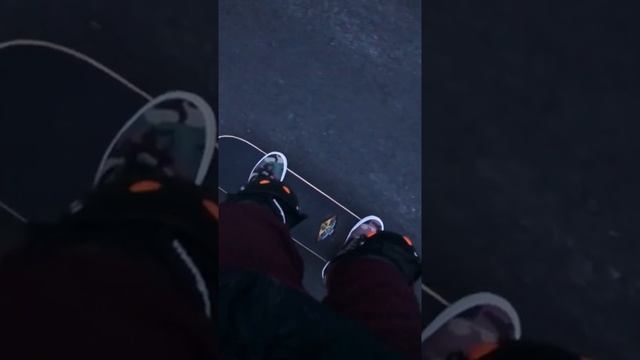 Learning to ride skateboard down small hill in slow motion смотреть онлайн
