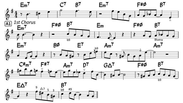 Alone Together - Easy Solo Example for Tenor Sax смотреть онлайн