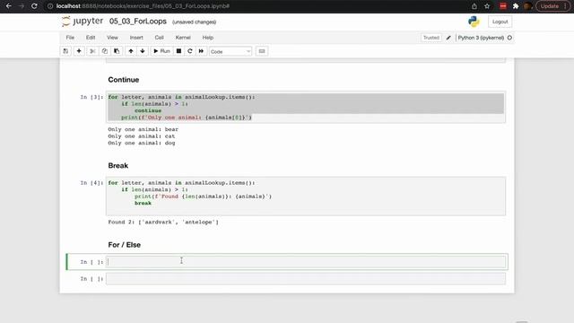 For Loop | Python Essential Training смотреть онлайн