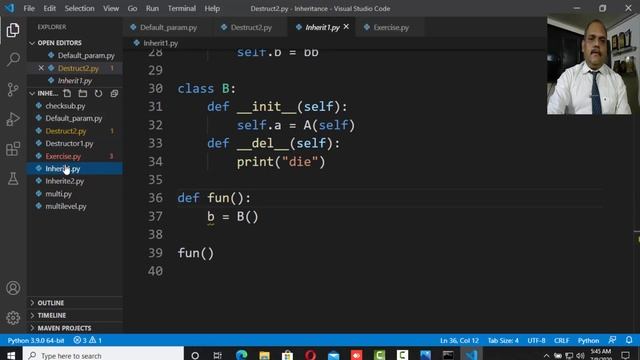 Python Base Data Science Series Lecture -9 [ Inheritance] Explained By Sushil смотреть онлайн