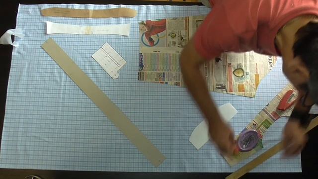 Раскрой сорочки на ткани в клетку. смотреть онлайн