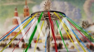 Футаж Масленичный круг Loop