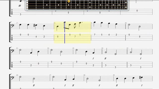 Beatles The Act Naturally BASS GUITAR TABLATURE смотреть онлайн