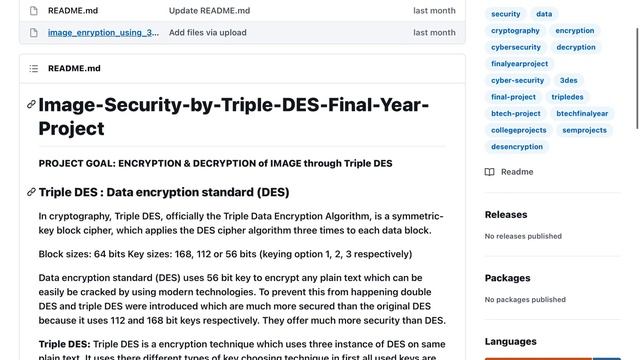 Triple DES project || Image security by Triple DES || Final Year projects || Cryptography смотреть онлайн