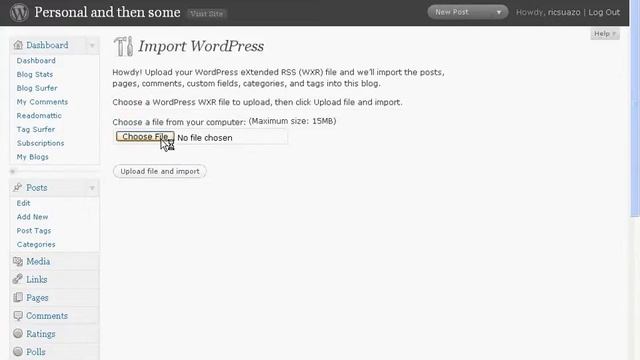 IMPORT to Wordpress.com смотреть онлайн