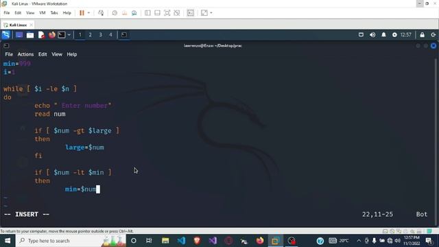 BASH Script to find the max and min number in a set of numbers : Unix Shell Programming смотреть онлайн