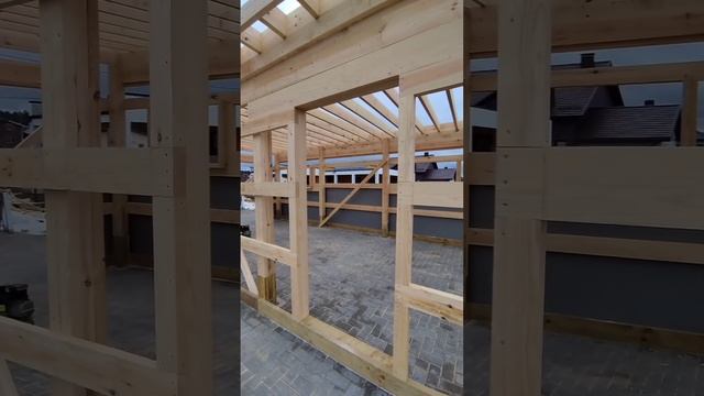 Как построить каркасный гараж по технологии Post Frame своими руками.