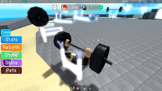 КАК БЫСТРО ПРОКАЧАТЬСЯ? - Симулятор КАЧКА ИЛИ СИЛАЧА В ROBLOX Игровой Летсплей от Джоинт геймс смотреть онлайн