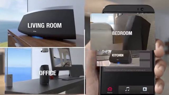 Denon HEOS 1 HS2 New Hi-Res Audio, Compact, Portable Wireless Bluetooth Speaker With Amazing Sound