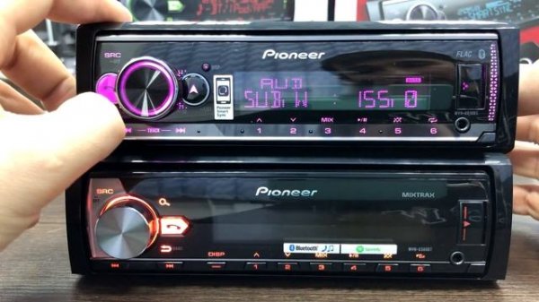НОВАЯ! Процессорная магнитола Pioneer MVH-S510bt VS Pioneer MVH-x580bt