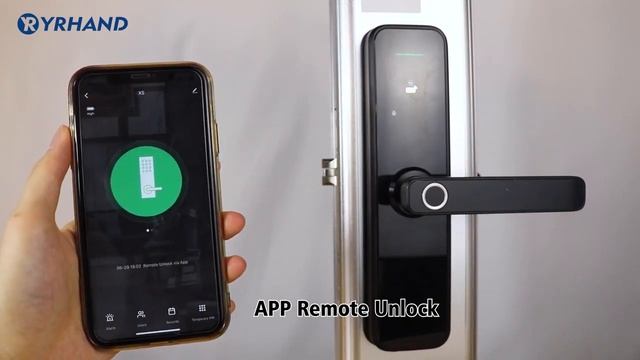 Дверной биометрический смарт-замок с Wi-Fi. Biometric smart door lock with Wi-Fi. смотреть онлайн