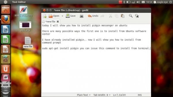 Install pidgin instant messenger on Ubuntu