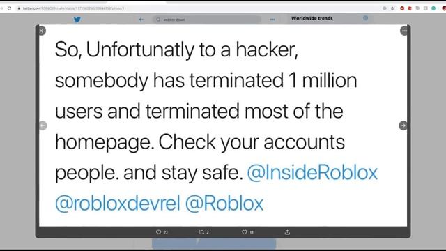 Roblox Keeps Shutting Down… and it’s a big problem смотреть онлайн