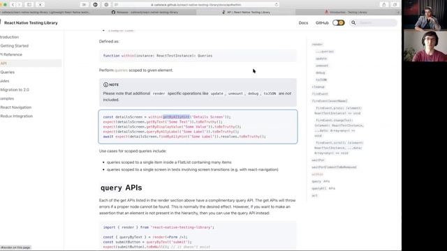 The React Native Show Podcast Episode 1: "Look into the future of React Native Testing Library" смотреть онлайн