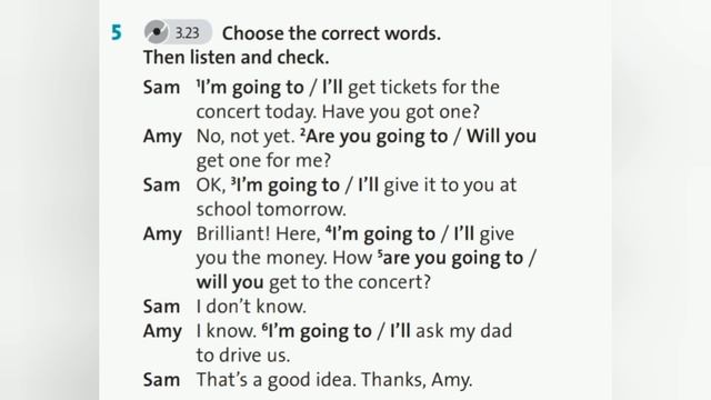 English Plus 8. Module 8. be going to and will. Ex 5 p. 97 смотреть онлайн