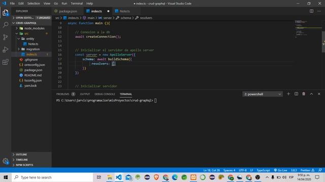 Typescript-Graphql | Mysql CRUD Iniciar Servidor смотреть онлайн
