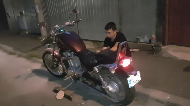 Suzuki Intruder Vs 750 sound exhaust смотреть онлайн