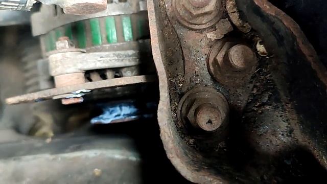 KIA PRIDE CD5 V RIBBED BELT SLIDING DIY RESTORATION