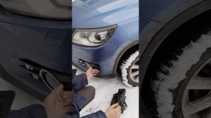 как поменять лампочки в птф на Фольксваген Тигуан