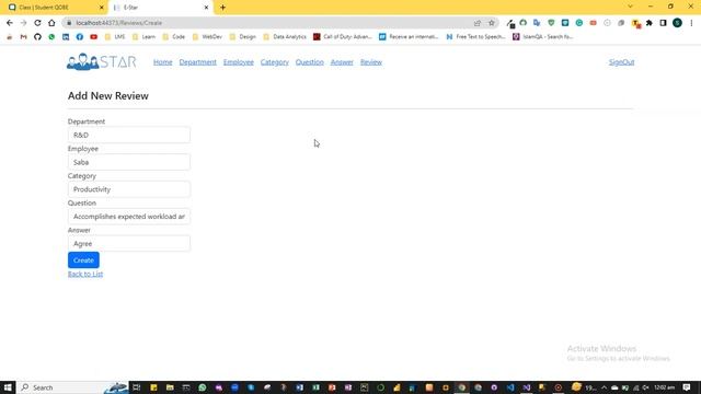 Demo | Employee Review Management System | ASP.NET MVC | DB First | Entity Framework смотреть онлайн